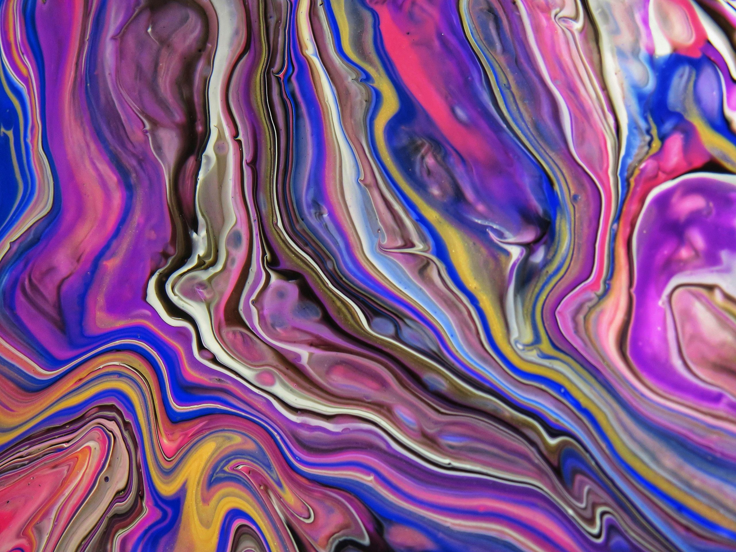 Multicoloured abstract painting
