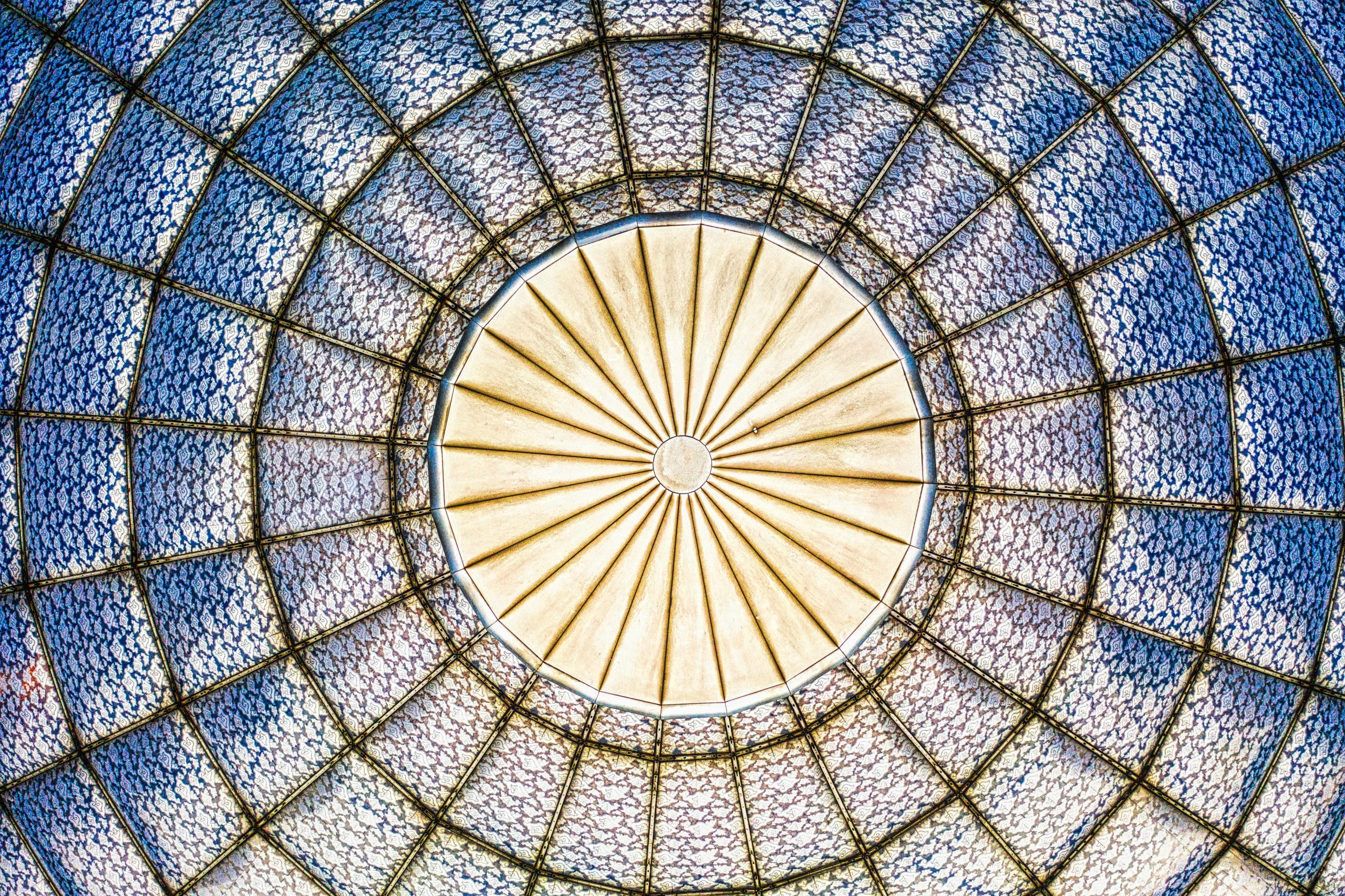 Stained glass ceiling