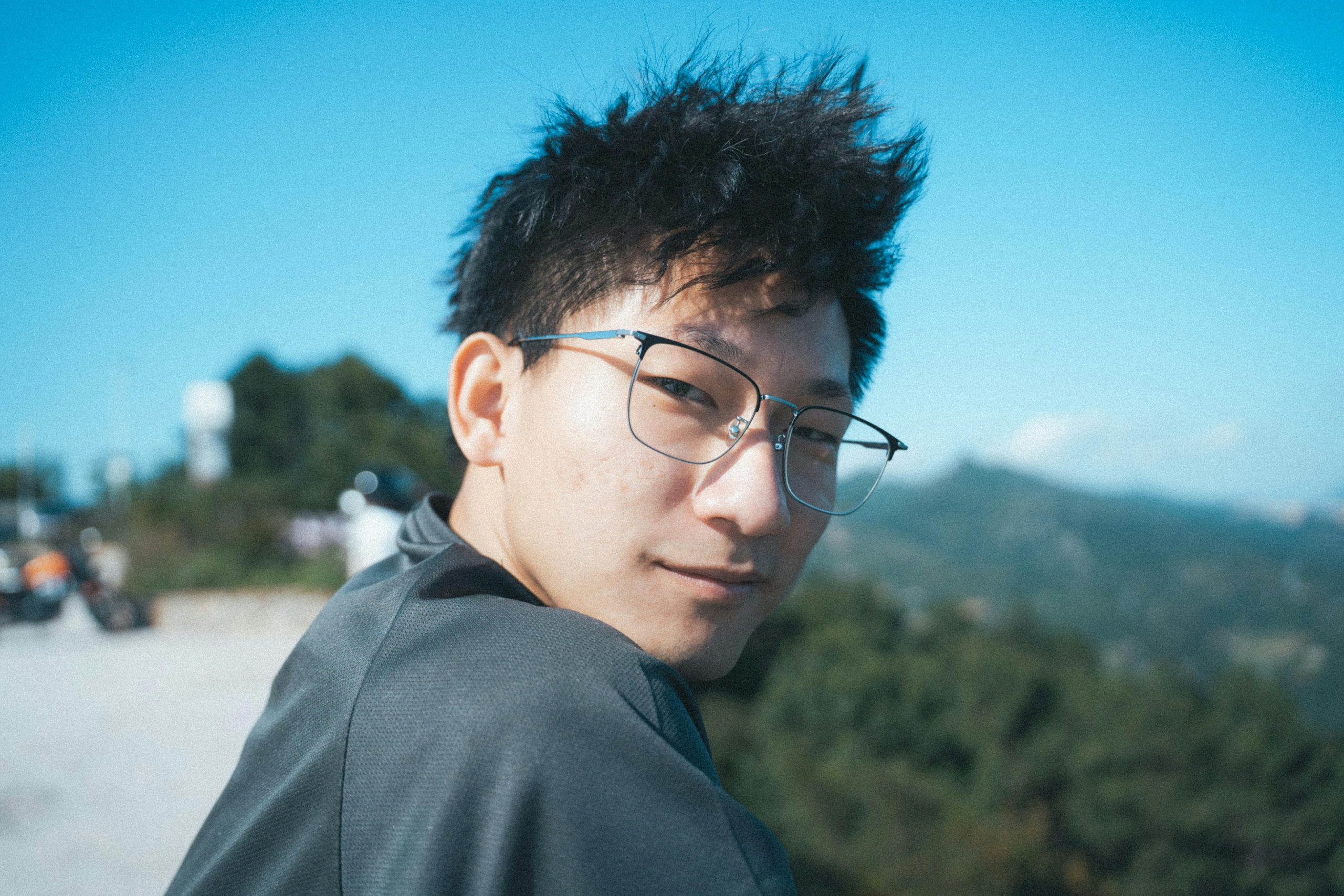 A young man