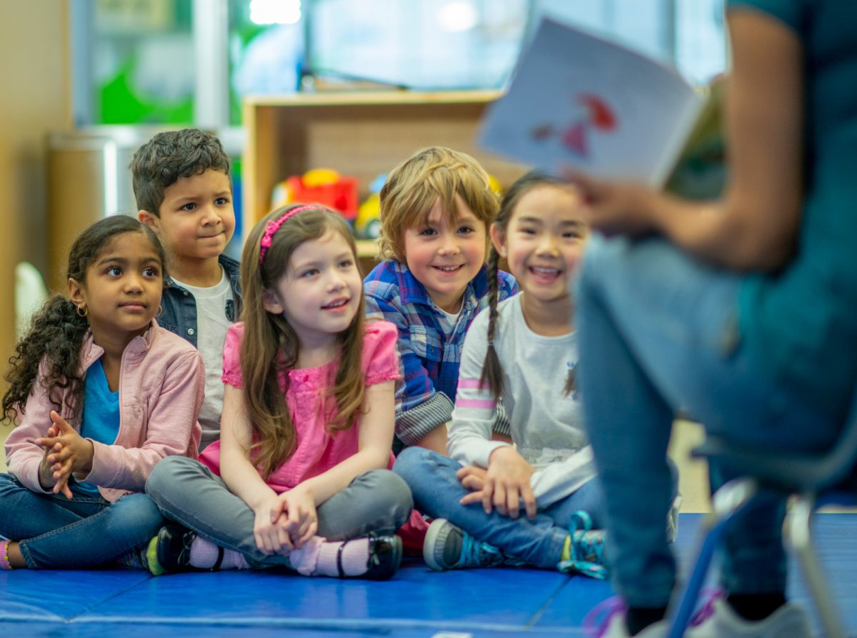 Children in classroom